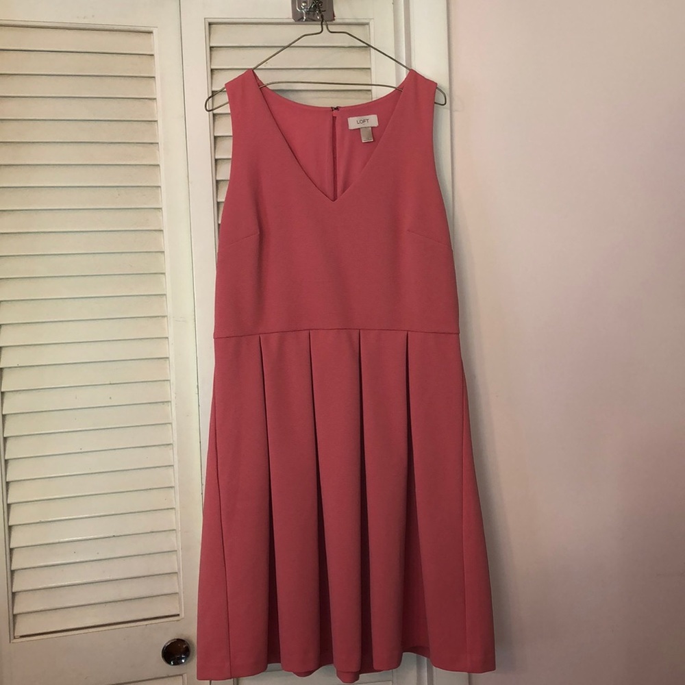 Loft pleated dress